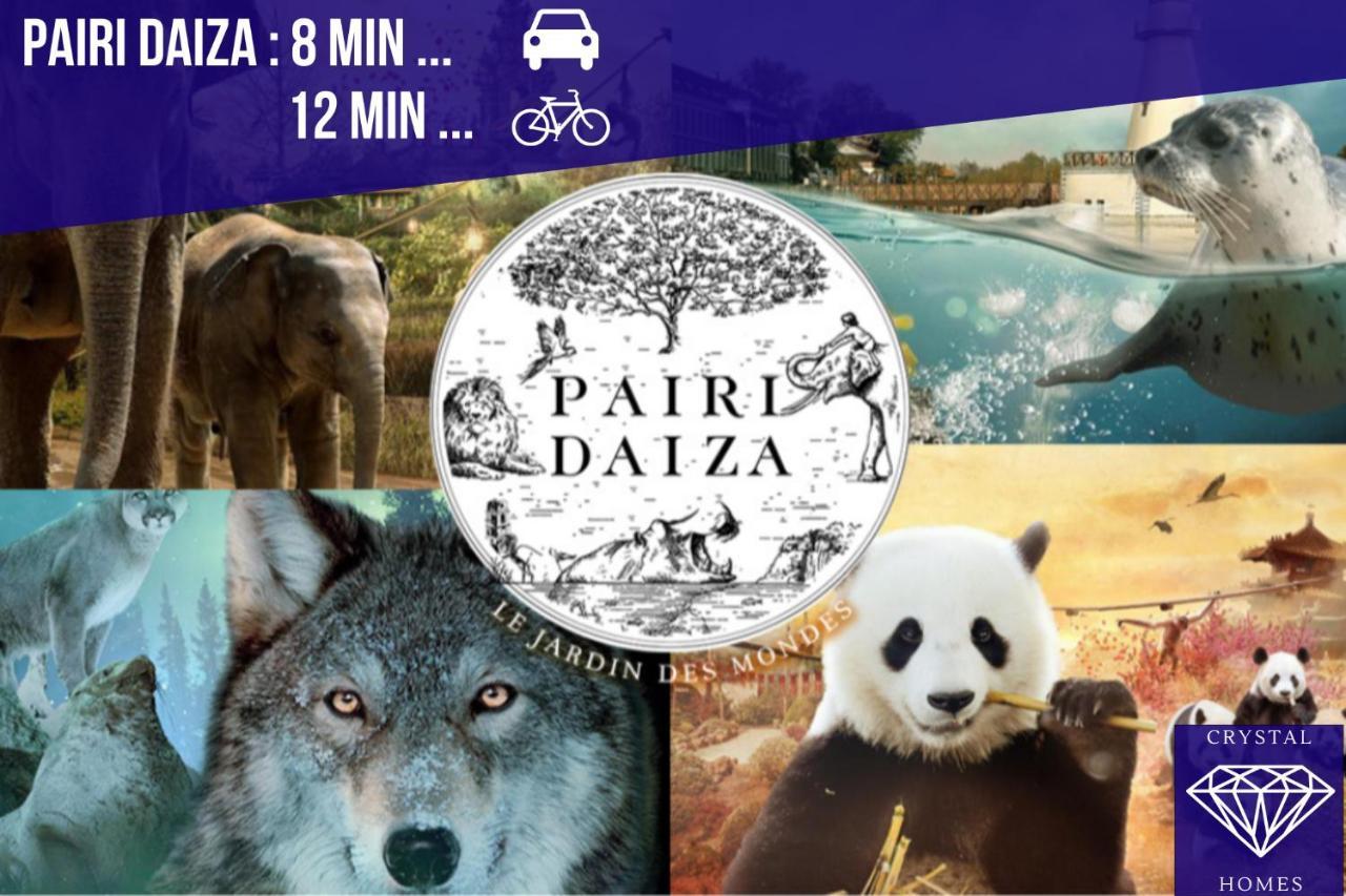 Gite Rubis - Jacuzzi - Pairi Daiza - 6 Pers Brugelette Kültér fotó